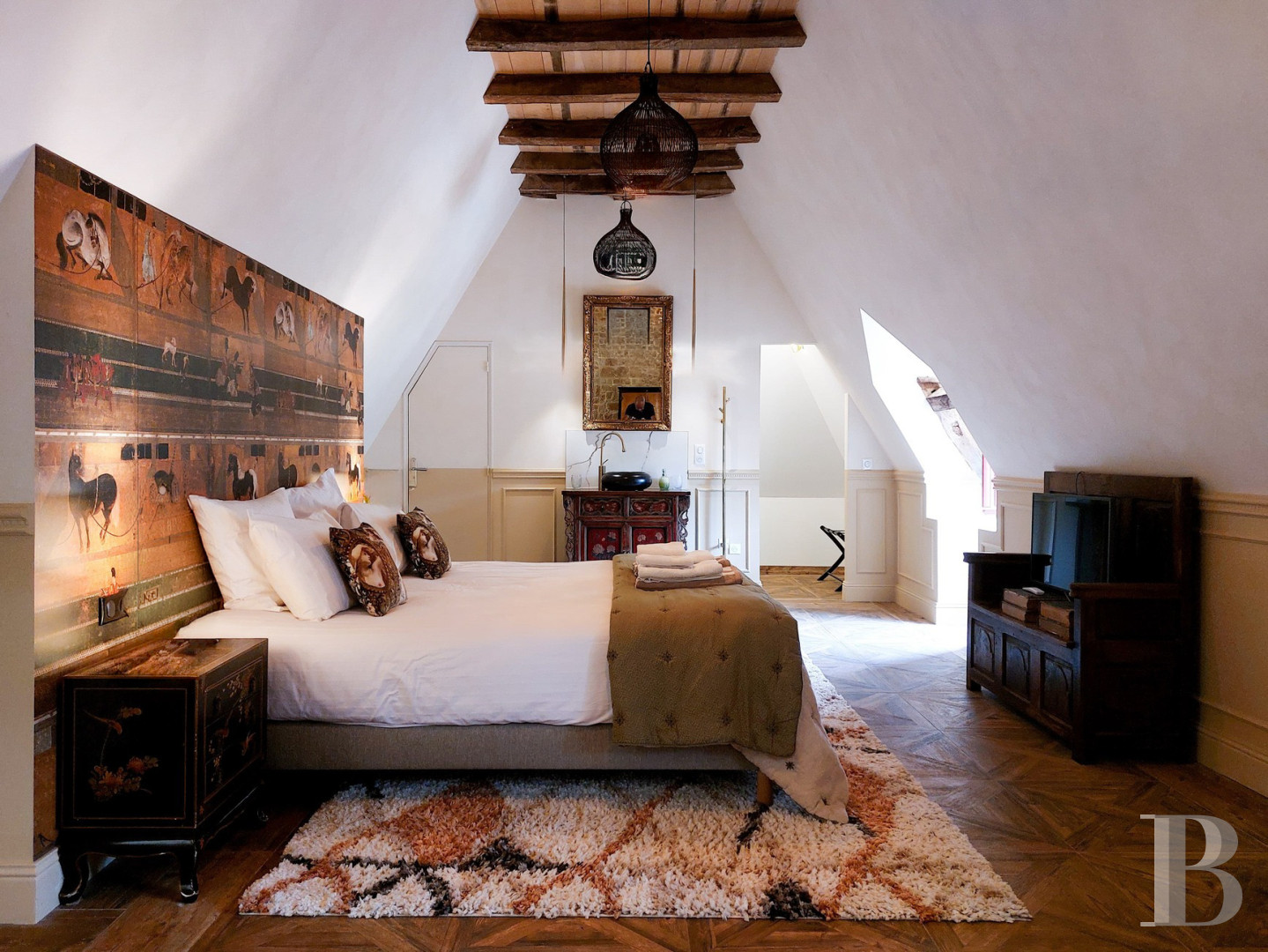 An elegant 17th-century manor house and overhanging gardens, in Autoire, in the Lot department  - photo  n°19